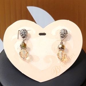 BRIGHTON CANNES BRONZE POST EARRINGS NWT ✨️